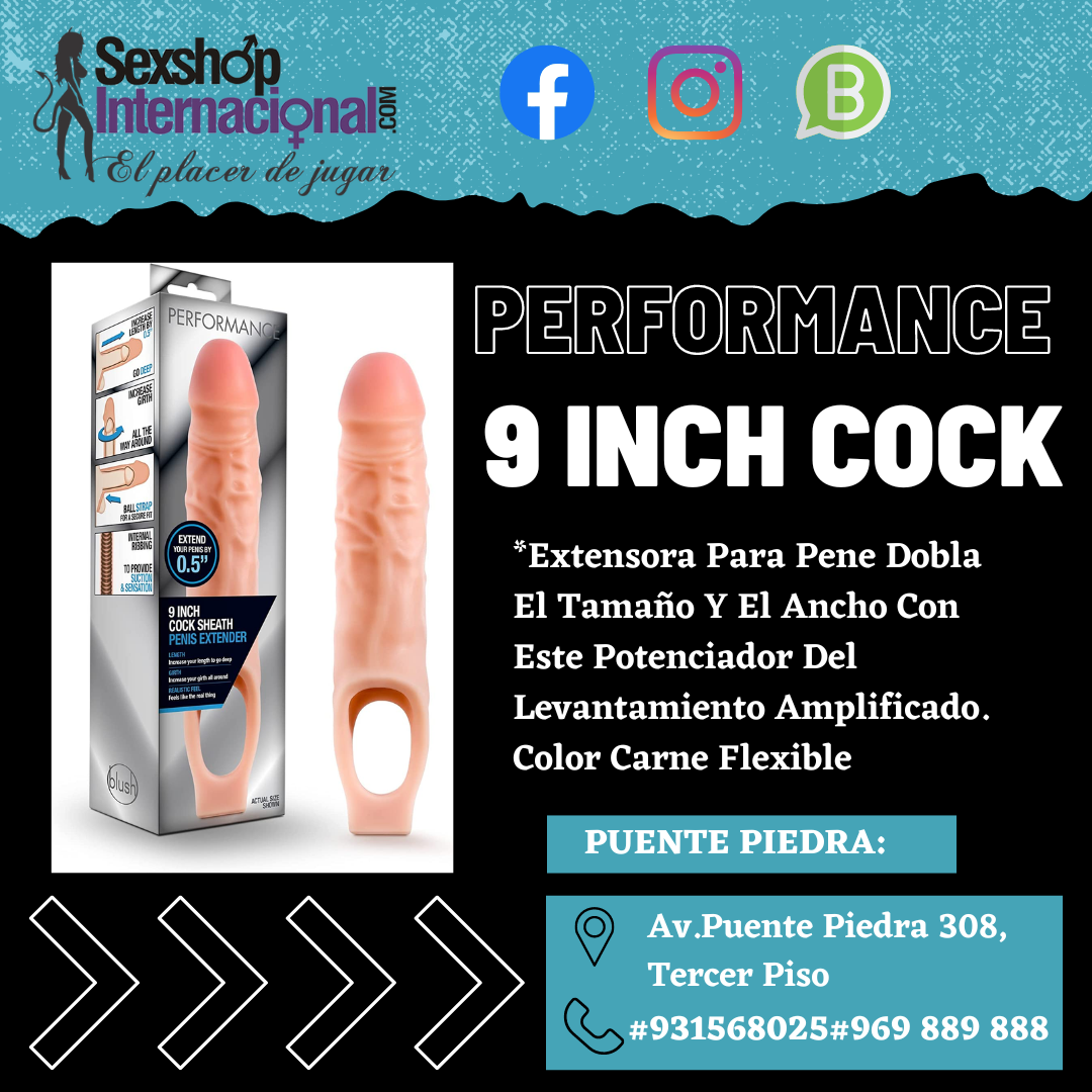 PERFORMANCE 9 INCK EXTENSORA DEL PENE SEXSHOP PTE PIEDRA 931568025